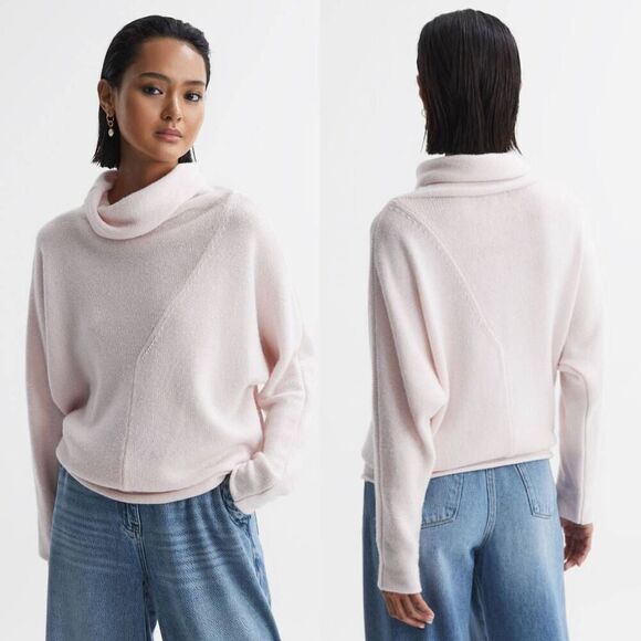REISS Eva Wool Blend Turtle Neck Jumper M $240 - Picture 1 of 10